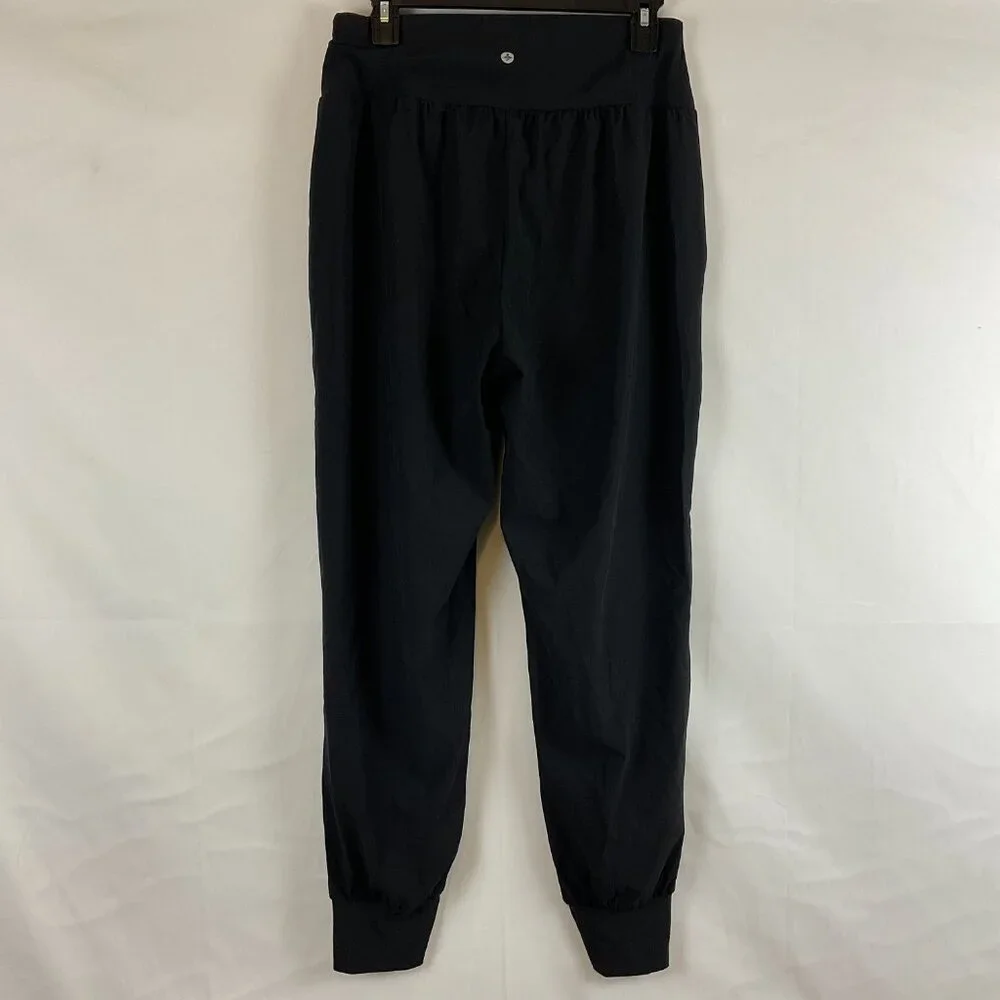 Halara Jogger Pants M Black Elastic Waist New NWT